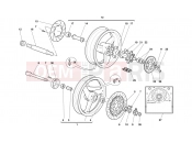 DUCATI Monster 600 FRONT AND REAR WHEELS