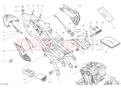 DUCATI 2022 Supersport 950 REAR FRAME COMP.