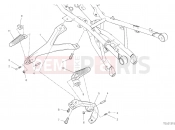 DUCATI 2022 Panigale V2 Bayliss REAR FOOTREST