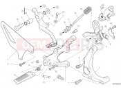 DUCATI 2022 STREETFIGHTER V2 FOOTRESTS, RIGHT [MOD:SFV2]
