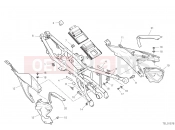 DUCATI 2022 STREETFIGHTER V2 REAR FRAME COMP. [MOD:SFV2]