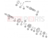 HUSABERG 2009 Offroad FE 450 (2375I3) [US] TRANSMISSION I - MAIN SHAFT|Engine|33