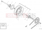 DUCATI 2022 Scrambler Icon Dark REAR WHEEL [MOD:SCR800DK]
