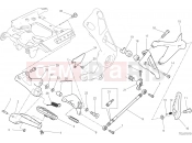 DUCATI 2022 XDiavel Dark FOOTRESTS, LEFT