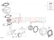 DUCATI 2023 DesertX CYLINDERS - PISTONS
