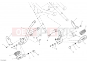 DUCATI 2023 DesertX REAR FOOTREST