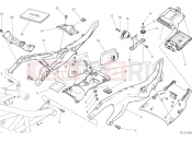 DUCATI 2022 XDiavel Nera REAR FRAME COMP.