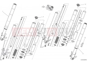 DUCATI 2022 XDiavel Nera FRONT FORK