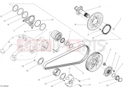 DUCATI 2022 XDiavel Nera HUB, REAR WHEEL