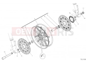 DUCATI 2023 Monster FRONT WHEEL [XCO:AG]