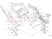 DUCATI 2023 Multistrada V2 REAR FRAME COMP.