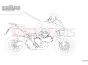DUCATI 2023 Multistrada V2 LABEL, WARNING [XST:TWN]
