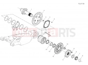 DUCATI 2023 Panigale V4 REAR WHEEL SPINDLE