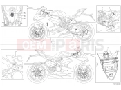 DUCATI 2023 Panigale V2 Bayliss POSITIONING PLATES [XST:JPN]