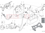DUCATI 2023 Panigale V2 BATTERY HOLDER [XST:JPN]