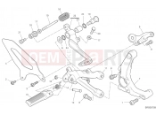 DUCATI 2023 Panigale V2 FOOTRESTS, RIGHT