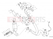 DUCATI 2023 Scrambler 1100 Sport Pro EXHAUSRT PIPE ASSY