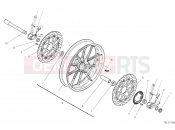DUCATI 2023 Scrambler 1100 Dark Pro FRONT WHEEL