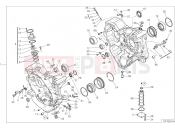 DUCATI 2018 Monster 1200 S HALF-CRANKCASES PAIR [MOD:M 1200S]