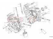 DUCATI 2021 Diavel 1260 Lamborghini HALF-CRANKCASES PAIR [MOD:DVLAMBO]