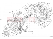 DUCATI 2022 Panigale V2 HALF-CRANKCASES PAIR