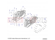 INDIAN 2021 ROADMASTER (R02) (N21TRABB) ENGINE | ENGINE, CRANKCASE - N21TRABB ALL OPTIONS (200962C)