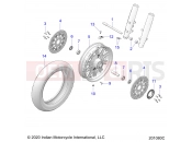 INDIAN SPRINGFIELD 111 (R01) (N21THAAA) WHEEL | WHEEL, FRONT - N21THAAA ALL OPTIONS (201080C)