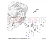 INDIAN 2022 CHIEFTAIN PREMIUM (R02) (N22TCABB) ENGINE | ENGINE, CAM CHAIN and SPROCKETS - N22TCABB ALL OPTIONS (200960C)