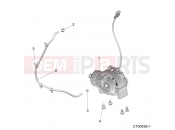 Polaris 2021 BRUTUS PRO XD 2000D (R02) (D21BBPD4B4) DRIVE TRAIN | DRIVE TRAIN, FRONT GEARCASE MOUNTING - D21BBPD4B4 (C700426-1)