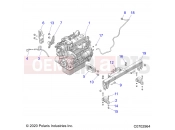 Polaris 2021 BRUTUS PRO XD 2000D (R02) (D21BBPD4B4) ENGINE | ENGINE, MOUNTING - D21BBPD4B4 (C0702964)