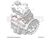 ENGINE | ENGINE, LONG BLOCK - A23SVA85A3 (C101431-10) - Polaris SCRAMBLER 850 48 (R01) (A23SVA85A3) 2023