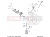 ENGINE | ENGINE, OIL SYSTEM - A23SVA85A3 (C101431-23) - Polaris SCRAMBLER 850 48 (R01) (A23SVA85A3) 2023