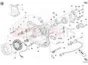 DUCATI 2002 Superbike 998 S Bayliss GENERATOR COVER - WATER PUMP » COOLING SYSTEM