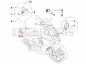 gilera 2006 Runner 50 SP Race Remote control switches - Battery - Horn