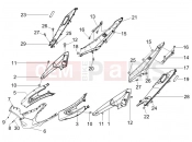 gilera 2006 Runner 50 SP Race Side cover - Spoiler