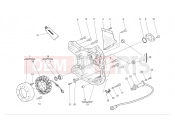 DUCATI Monster 620 ALTERNATOR-SIDE CRANKCASE COVER