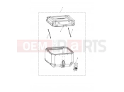 TRIUMPH Tiger 1200 Desert Top Box, Aluminium