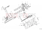 DUCATI Diavel V4 Rear head timing system