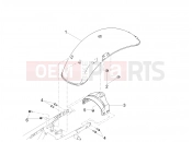 MOTOGUZZI V9 Bobber 850 SE Rear mudguard