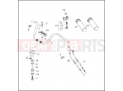 HANDLEBAR & THROTTLE CONTROL - FXRP - Harley-Davidson FLTC/FLHTC SIDECAR - SIDECAR FOR FLTC/FLHTC 1991