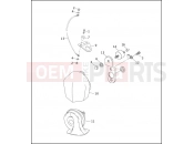 HORN - Harley-Davidson FLTC/FLHTC SIDECAR - SIDECAR FOR FLTC/FLHTC 1991