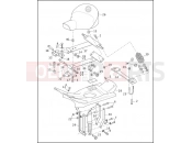 SEAT - Harley-Davidson FLTC/FLHTC SIDECAR - SIDECAR FOR FLTC/FLHTC 1991
