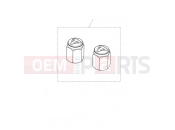 TRIUMPH Tiger 1200 GT Pro Valve Cap Kit, Bubble Badge