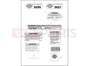 LABELS - Harley-Davidson TOURING ROAD GLIDE - FLTRX 2022