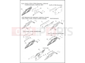 Harley-Davidson 2021 TOURING TOURING REVIVAL  - FLH LICENSE PLATE BRACKETS