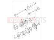 Harley-Davidson 2021 TRIKE TRIKE FREEWHEELER  - FLRT AXLE ASSEMBLY, REAR