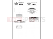 LABELS - Harley-Davidson CVO ROAD GLIDE - FLTRXSE 2021