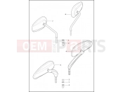 MIRRORS - Harley-Davidson CVO ROAD GLIDE - FLTRXSE 2021