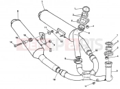 DUCATI Supersport 750 SS EXHAUST SYSTEM » EXHAUST SYSTEM
