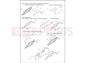 LICENSE PLATE BRACKETS - Harley-Davidson TOURING STREET GLIDE - FLHX 2020